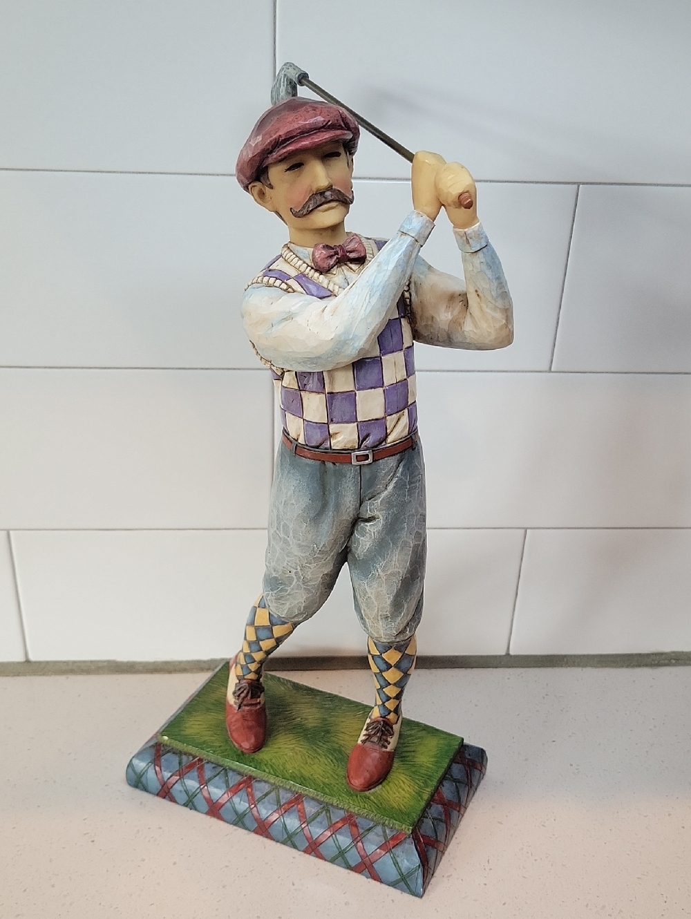 Vintage Jim Shore Golfer Figurine 2005 Heartwood Creek